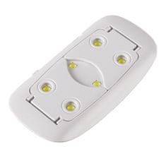 Northix Mini UV LED lampa na nechty, biela 