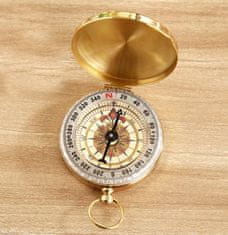 Northix Vintage kompas z mosadze 