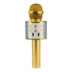 Northix KTV - Bezdrôtový Karaoke Mikrofón - Zlatý 