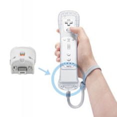 Northix Motion Plus adaptér pre Nintendo Wii Remote – biely 
