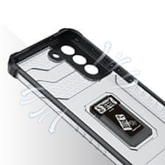 FORCELL Pancéřové puzdro Crystal Ring Armor na Samsung Galaxy S21+ 5G (S21 Plus 5G) , čierna, 9145576226476