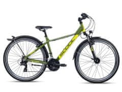 S'COOL Detský bicykel troX EVO 21s zelený/žltý (od 140 cm)