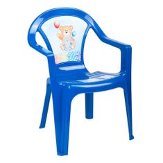 STAR PLUS Detský záhradný nábytokPlastová stolička modrá