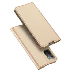 Dux Ducis Skin Pro knižkové kožené puzdro na Xiaomi Redmi Note 11 Pro 4G/5G, zlaté