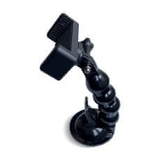 MG Suction Cup držiak pre športové kamery + adaptér na mobil, čierny
