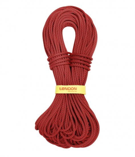 Tendon Horolezecké lano Tendon Master 7,8 Complete Shield červená