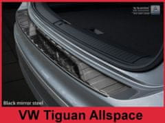 Avisa Ochranná lišta hrany kufra VW Tiguan 2016- (Allspace, tmavá, chrom)