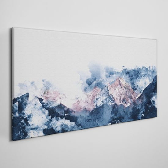 COLORAY.SK Obraz na plátně Moderné akvarel hory 140x70 cm