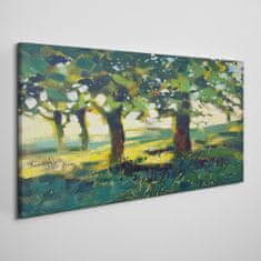 COLORAY.SK Obraz canvas Abstrakcie strom trávy 100x50 cm