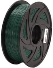 XtendLan tisková struna (filament), PLA, 1,75mm, 1kg, myslivecky zelený (3DF-PLA1.75-AGN 1kg)