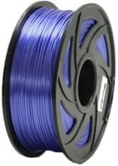 XtendLan tisková struna (filament), PLA, 1,75mm, 1kg, průhledný fialový (3DF-PLA1.75-TPL 1kg)