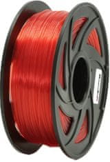 XtendLan tisková struna (filament), PLA, 1,75mm, 1kg, průhledný oranžový (3DF-PLA1.75-TOR 1kg)