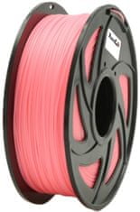 XtendLan tisková struna (filament), PLA, 1,75mm, 1kg, zářivě ružový (3DF-PLA1.75-FPK 1kg)