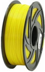 XtendLan tisková struna (filament), PLA, 1,75mm, 1kg (3DF-PLA1.75-YL 1kg), žltý