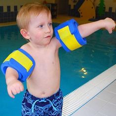 Detské plavecké rukávy EVA od 1 roka žltá