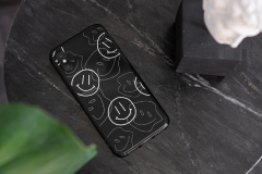 LUVCASE Kryt na Xiaomi black trippy smileys Xiaomi: Redmi Note 11s 5G