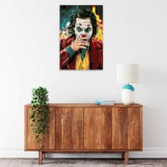 Malujsi Maľovanie podľa čísel - Joker s cigaretou - 80x120 cm, plátno vypnuté na rám