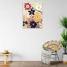 Malujsi Maľovanie podľa čísel - Kvety na plátne - 60x80 cm, plátno vypnuté na rám