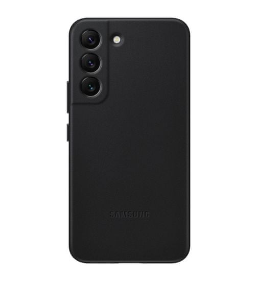 SAMSUNG kožený kryt na Galaxy S22 5G čierny