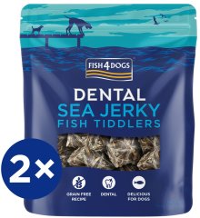Fish4Dogs Dentálne maškrty pre psov morská ryba - rybičky 2x 115 g