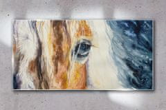 COLORAY.SK Skleneny obraz Abstraktné zvieracie kone 140x70 cm