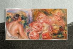 COLORAY.SK Skleneny obraz Abstrakcie žena kvety 120x60 cm