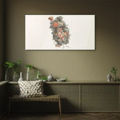 COLORAY.SK Obraz na skle Váza kvety rastlín 100x50 cm