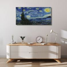 COLORAY.SK Obraz na plátně Obraz na plátně Hviezdna noc van gogh 120x60 cm