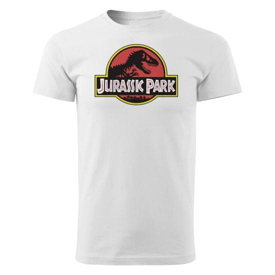 Grooters Pánske tričko Jurský Park - Logo Veľkosť: S