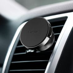 BASEUS magnetický držiak na telefon do auta Small Ears (Air Outlet Type), čierna