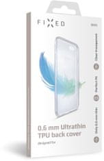 FIXED ultratenké TPU gelové pouzdro Skin pro Apple iPhone 11, 0,6 mm, čiré