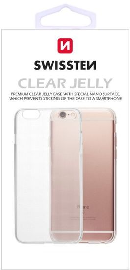 SWISSTEN ochranné pouzdro Clear Jelly pro Samsung Galaxy A40, transparentné