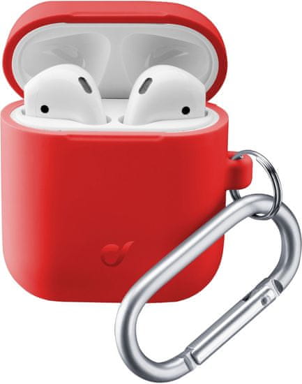 CellularLine Bounce ochranný kryt pro Apple AirPods, červená