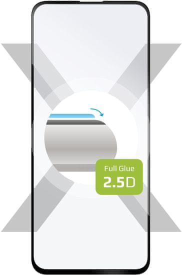 FIXED ochranné tvrdené sklo Full-Cover pro Samsung Galaxy A51, lepení přes celý displej, čierna