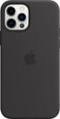 Apple silikonový kryt s MagSafe pro iPhone 12/12 Pro, čierna