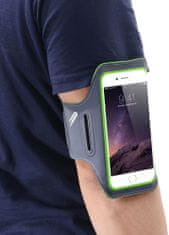 Mobilly sportovní pouzdro na ruku pro mobilné telefon do 6.4", zelená
