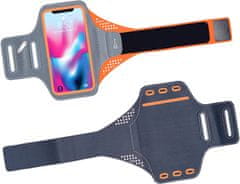 Mobilly sportovní pouzdro na ruku pro mobilné telefon do 6.4", oranžová