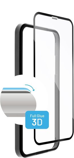 FIXED Ochranné tvrdené sklo 3D Full-Cover pro Apple iPhone XR/11, s aplikátorem, čierna