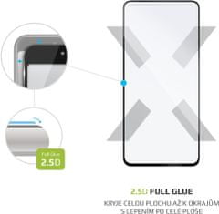 FIXED ochranné sklo Full-Cover pro Samsung Galaxy S21 FE 5G, s lepením přes celý displej, čierna