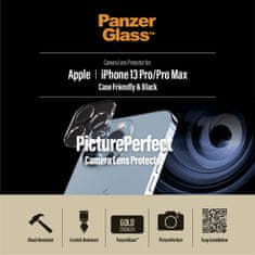 PanzerGlass ochranné sklo fotoaparátu pro Apple iPhone 13 Pro/13 Pro Max, čierna