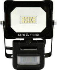 YATO Smd Led Spotlight 10W 900Lm s detektorom pohybu