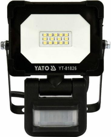 YATO Smd Led Spotlight 10W 900Lm s detektorom pohybu