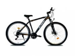 Olpran horský bicykel Discovery sus full disc čierna/oranžová 19"