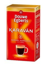 Douwe Egberts Káva mletá "Karavan", štandard, pražená, vákuovo balená, 225 g, 10700402/04045800