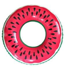 WOWO Nafukovací Plavecký Kruh s Melónovým Motívom, 110 cm, Nosnosť do 100 kg