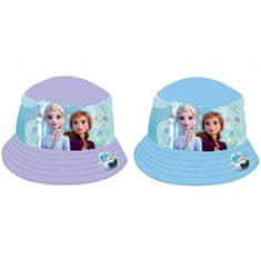 Exity Dievčenský klobúk Ľadové kráľovstvo - Anna a Elsa 52 Modrá