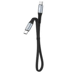 DUDAO L10C kábel USB-C / USB-C PD 100W, čierny