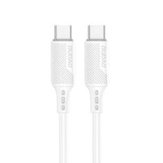 DUDAO L5S kábel USB-C / USB-C PD 100W 1m, biely