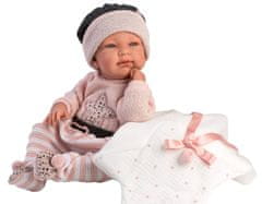 Llorens M843-26 oblečenie pre bábiku bábätko NEW BORN veľkosti 43-44 cm