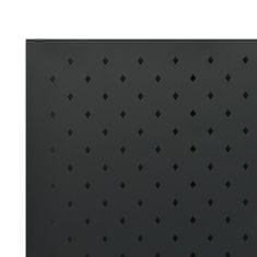 Vidaxl Paraván so 6 panelmi, čierny 240x180 cm oceľ